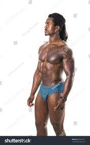 African American Bodybuilder Man Naked Muscular Stock Photo 665323711 |  Shutterstock