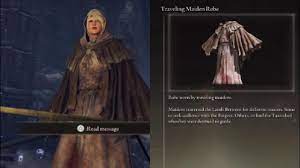Elden Ring Travelling Maiden's Robes Full Armor Set Location and Defensive  Melina Dialogue - YouTube