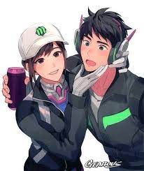 Daehyun x dva #overwatch | かわいい, イラスト, ファンダム