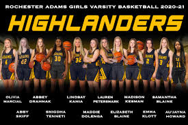 Adams Girls Varsity Basketball - Team Home Adams Highlanders Sports