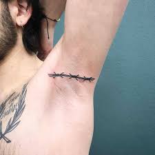 Barbed wire by @themagicrosa - Tattoogrid.net