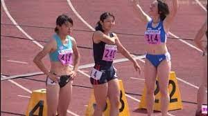 女子陸上 ポロリ - YouTube