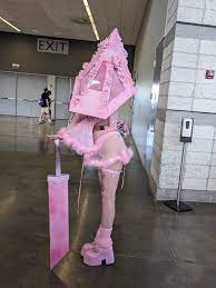 Pink pyramid head