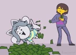 Paying temmie for colege | Undertale Amino