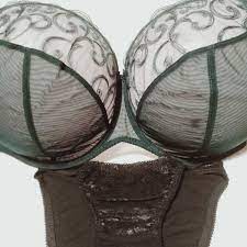 Oカップ 補正下着 ☆いい香り緑uk36K 巨乳デカブラ80O☆クリーニング タンス整理品 ☆グラマーサイズ パンティ付き ic.sch.id
