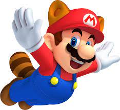 Mario with raccoon tail