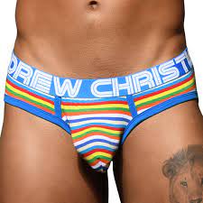 Andrew Christian Almost Naked Bright Stripe Briefs | INDERWEAR