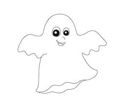 Ghost Coloring Page - Etsy