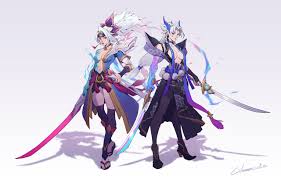♥『League of Legends』♥ — Female Spirit Blossom Yasuo & Yone by Citemer Liu