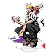 DraggmePartty Chainsaw Man Anime Character Power Denji Action Figure  Acrylic Stand Model Toy Table Decoration - Walmart.com