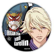 USED) Badge - TIGER & BUNNY / Ivan & Origami (折紙サイクロン＆イワン・カレリン 「TIGER＆BUNNY  缶バッジ 01」) | Japanese Official Merchandise - Goods Republic