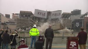 Watch: West side of A&M's Kyle Field imploded | wfaa.com