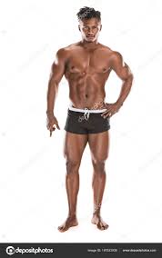 Fit young man with beautiful torso isolated on white background Stock Photo  by ©vova130555@gmail.com 187533938