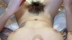 Hairy Tanya Combs Her Long Pubic Hair