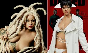 Rihanna goes blonde and poses NAKED for avant garde shoot | Daily Mail  Online
