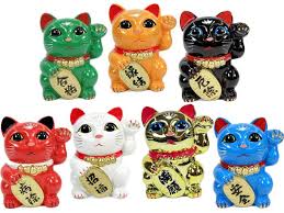 Lucky Cat. Maneki Neko or Beckoning Cat ...