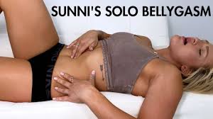 SKfetish - Sunni Solo Bellygasm - 4KMP4 - ManyVids