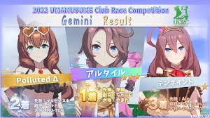 第11回ウマ娘サークル対抗戦ジェミニ杯（2022 Umamusume Club Race Competition Gemini）大会レポート |  ウマ娘攻略情報ブログLycee(リセ)戦記