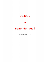 introdução - Jesus - O Leão de Judá