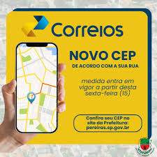Notícia - CEP por logradouro em Pereiras - Prefeitura Municipal de Pereiras