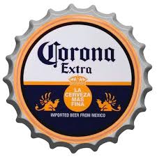 Placa Decorativa Tampa de Garrafa Cerveja 2