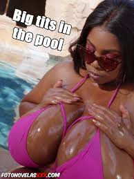 Big tits in the pool- Lesbian Masturbation | porn comics