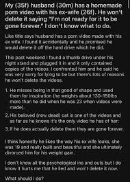 DJ R-Tistic on X: Meanwhile on Reddit.... “My husband has a homemade porn  video with his ex-wife. He wont delete it....” t.commxFYOM5Eb  X