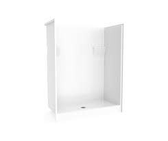 RE8630STX 60 x 30 AcrylX One-Piece Alcove Center Drain Shower in White |  Shower, Clarion