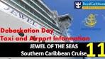 Jewel of the Seas VLOG 11 Debarkation, San Juan Taxi and ...