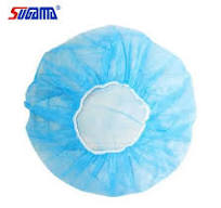 Non Woven Plastic Bath Shower Medical Disposable Bouffant ...
