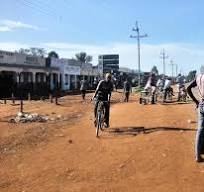 Kimilili in Kenya in February 2011. A view of People selling ...