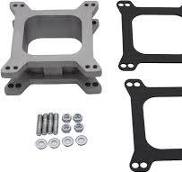 JEGS 15444 Holley Carburetor Spacer 2 Height Open Center 4150 & AFB Flange  Alumi