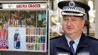 CCTV shows man robbing store before death