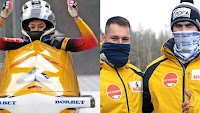 Laura Nolte and Christoph Hafer German Bobsleigh Champions