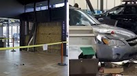 Angry customer drives car into Sandy dealership after return denied