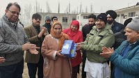 Union Min visits CRC Bemina in Srinagar