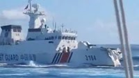 VIDEO: Chinese Warship, Cutter Collide in South China Sea