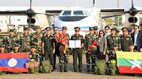 Lao Army Concludes Earthquake Relief Mission in Myanmar