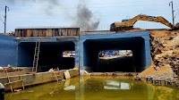 Concrete box pushing completed for Mahakalipadpu twin RuB project in Mangaluru