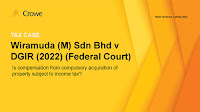 TAX CASE - Wiramuda (M) Sdn Bhd v DGIR (2022) (Federal Court) | Crowe Malaysia PLT