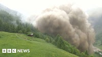 Swiss glacier collapse buries most of village of Blatten
