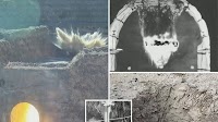 Jaw-dropping footage released showing how 30,000-pound bunker-buster bombs work like the ones used in historic Iran strike
