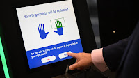 At E.U. airports, passport stamps are out and fingerprint scans are in
