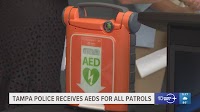 'Life-saving': Tampa police announce AEDs to be carried in every patrol vehicle