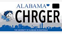New UAH car tag revs Charger pride, community connections while boosting scholarship initiative