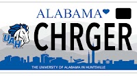 New UAH car tag revs Charger pride, community connections while boosting scholarship initiative