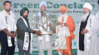 GREEN HEROES SEECHEWAL, BABA LAKHA SINGH, GURU RAVI SHANKAR HONOURED