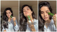 Woman 'with no Botox and fillers' shows rubbing frozen cucumber on face brightens skin: Does it really and is it safe? | Health