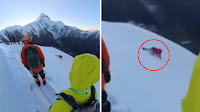 Watch: Trying to take selfie, man falls 200 metres from mountain in China; dies