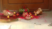 Karnataka: Did disgruntled employees use black magic to protest job cuts at KMF? Doll, lemons, red vermilion found outside office